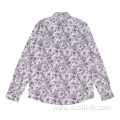 Men's Long Sleeve Woven Print Shirts